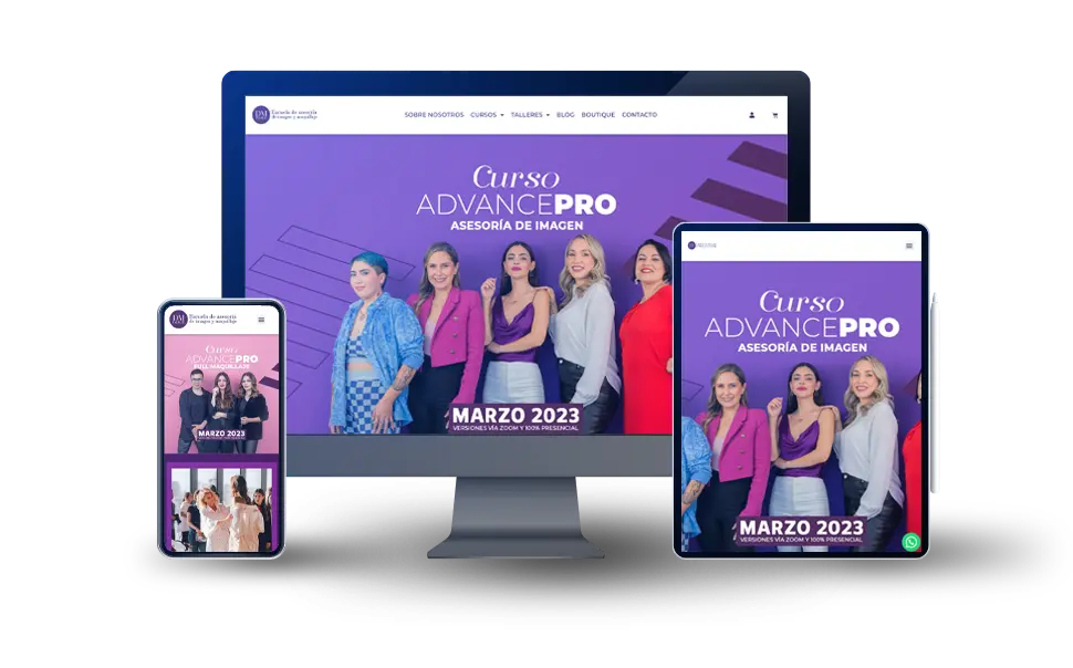 DM IMAGE - vista del sitio