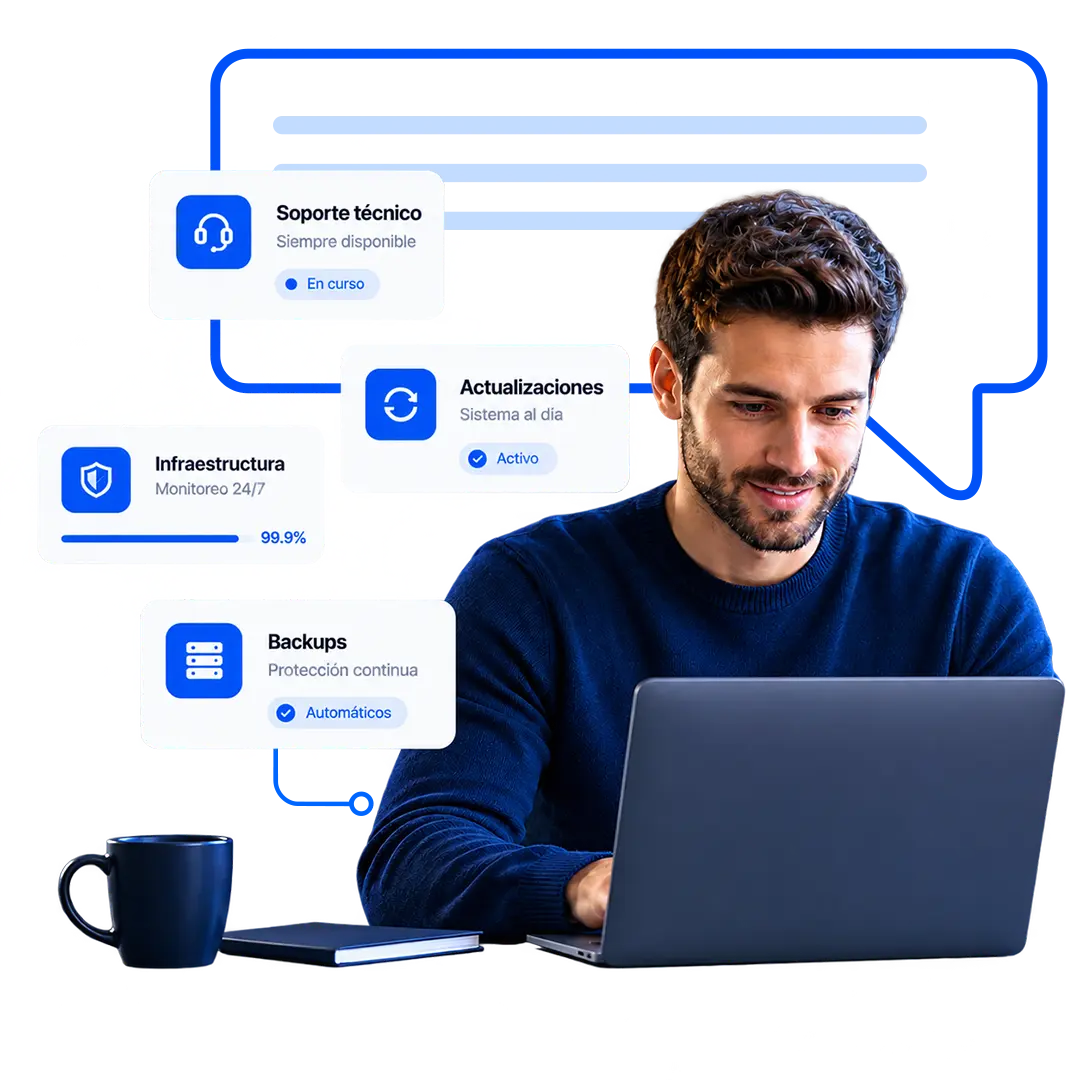 Soporte y continuidad técnica para proyectos web